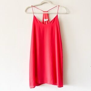 Style Rack Bright Pink Racerback Spaghetti Straps Dress Size Small